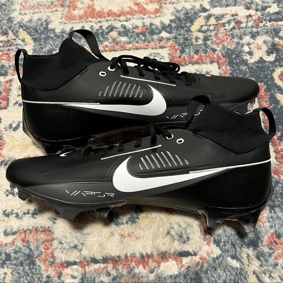 New Nike Vapor Edge Pro 360 2 Football Cleats Black DA5456-010 Men Size - Picture 3 of 4